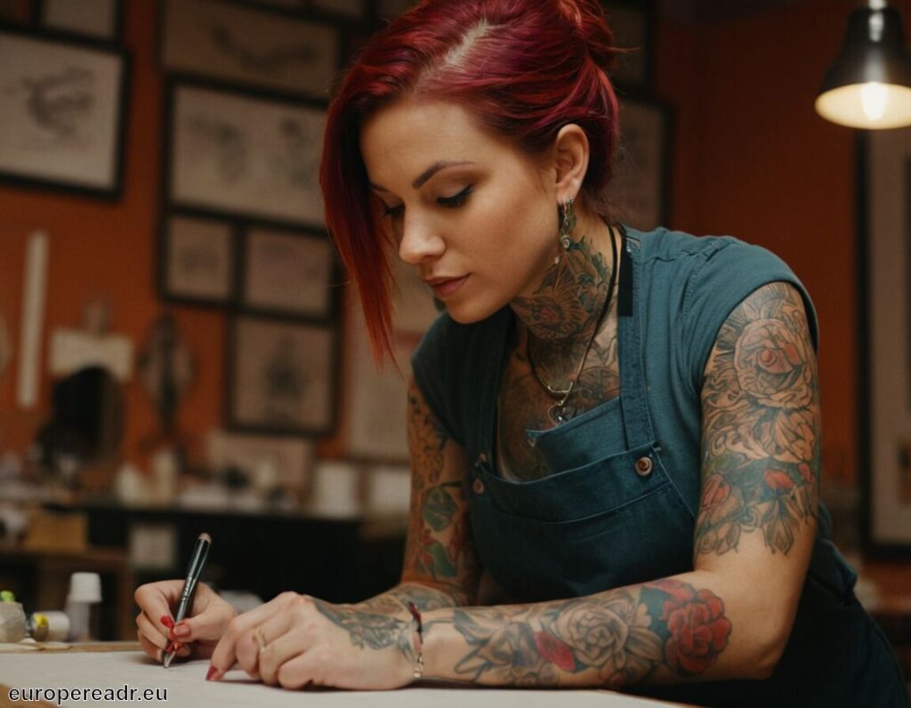 esther sedlaczek tattoo